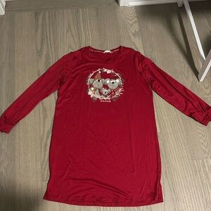 La vie en rose red sleep shirt BRAND NEW